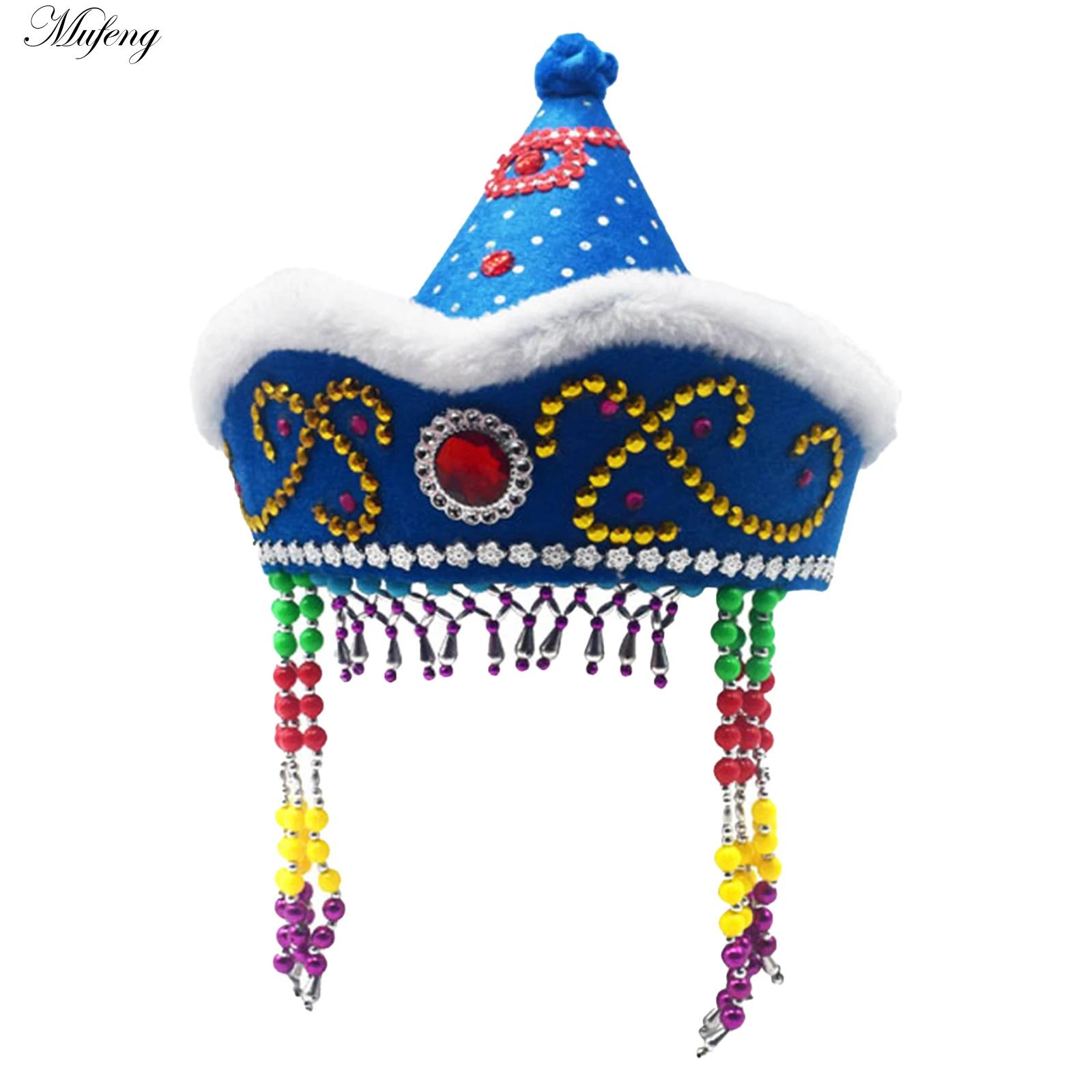 Women Formal Wear Ethnic - Çin Moğol Şapka Prenses Kafa Giyim