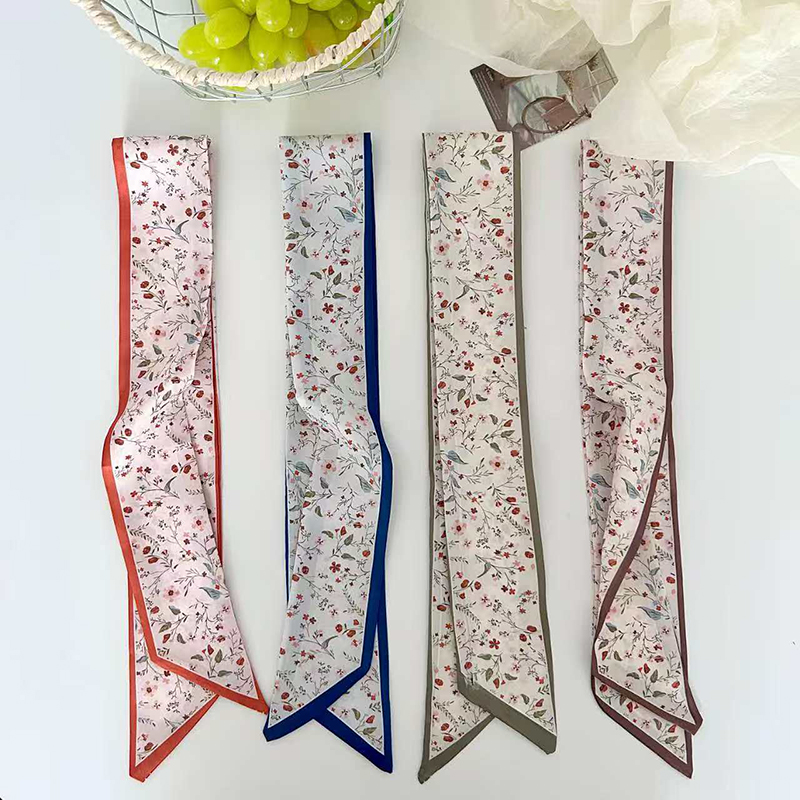 Scarf Silk Neck - 2026 Yeni Gelen Kadınlar Vintage Çiçek