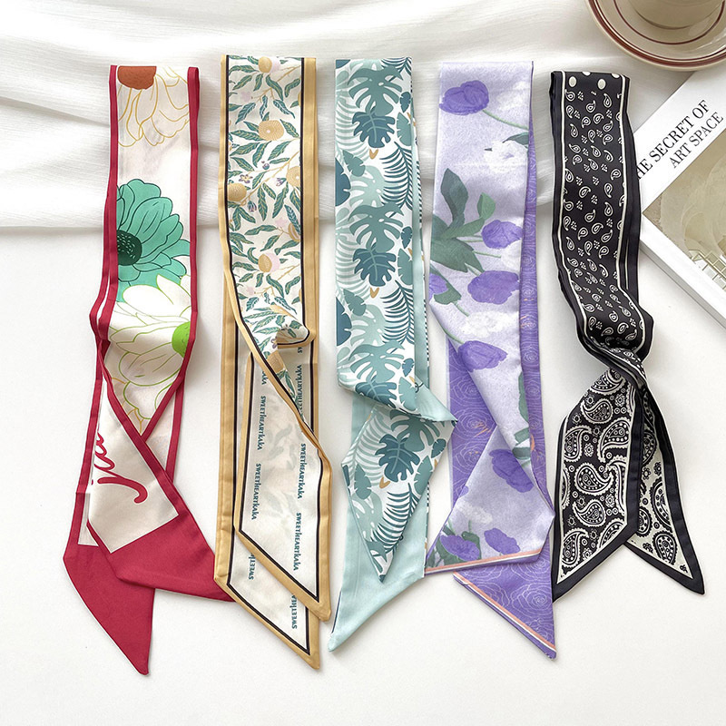 Scarf Silk Neck - Yeni lüks Marka Modeli Küçük ipek