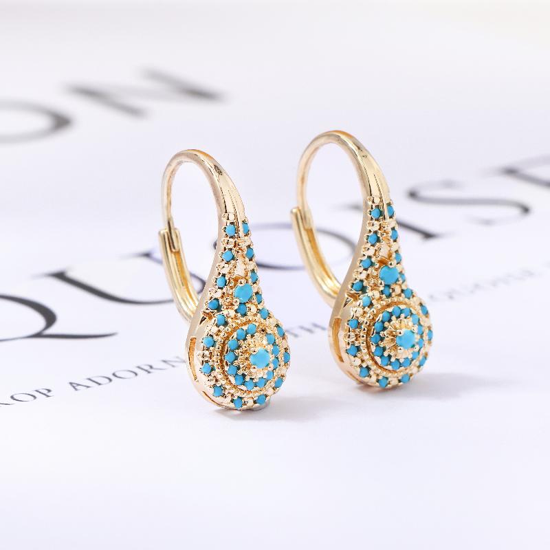 Etnik Yaratıcı Turkuaz Küpeler - Women Formal Wear Ethnic incelemesi ve fiyatı