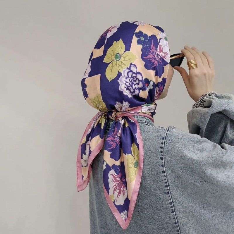 Baskılı İpek Eşarp Moda Türban - Scarf Silk Neck incelemesi ve fiyatı