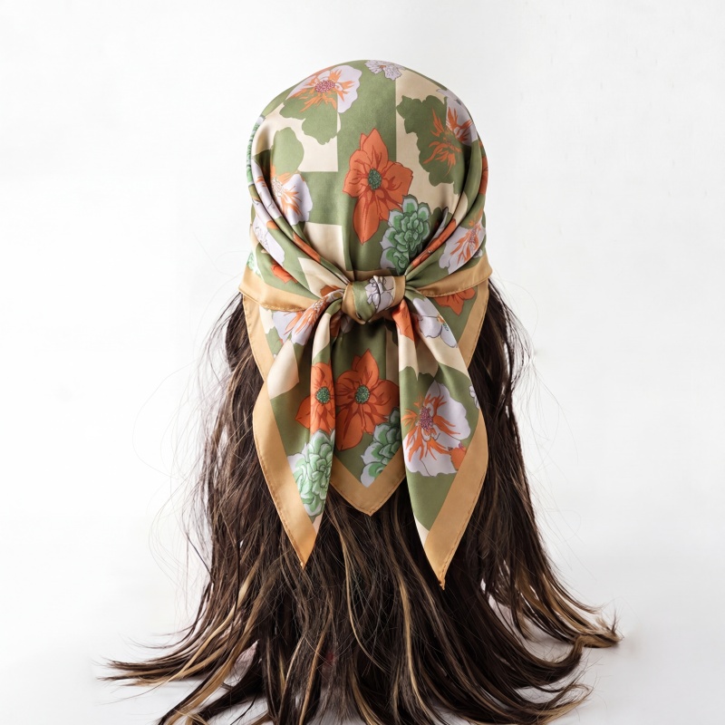 Baskılı İpek Eşarp Moda Türban - Scarf Silk Neck incelemesi ve fiyatı