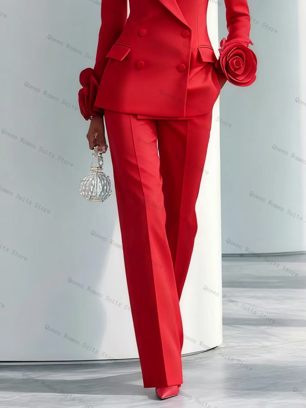Lüks Kırmızı Kadın Takım Elbis - Women Formal Wear Coat incelemesi ve fiyatı