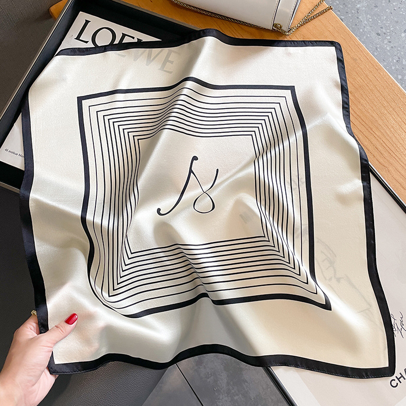 Tasarım şal 100% gerçek ipek k - Scarf Silk Neck incelemesi ve fiyatı